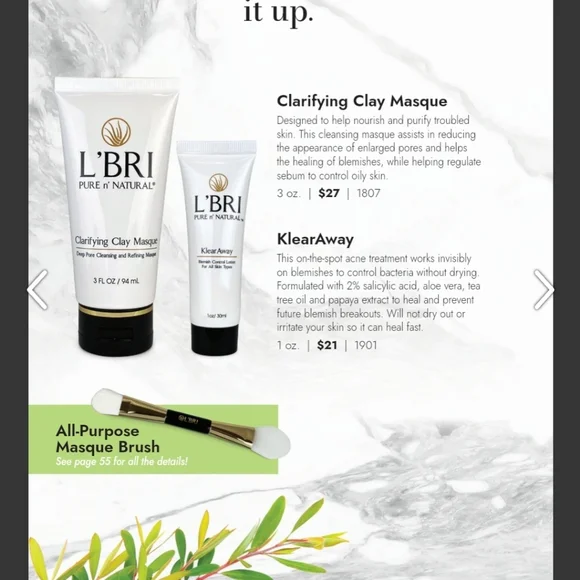 Avant cleansing gel & L'BRI clarifying masque - Picture 5 of 6